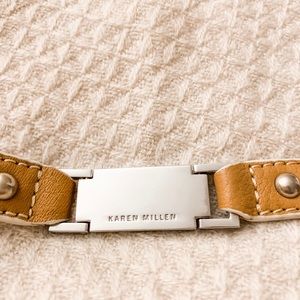 Karen Millen Accessories - Karen Millen leather and silver belt (NWOT) Karen Millen Accessories - Karen Millen leather and silver belt (NWOT)